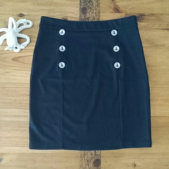 Sourpuss Dresses & Skirts - Sourpuss Sailor Pencil Skirt L